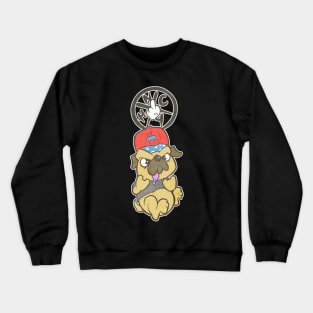 The Real Pug Rock Crewneck Sweatshirt